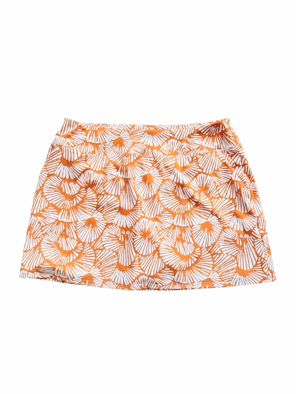 Tommy Bahama Golf Orange and White Floral Print Skort Sz XL - Picture 5 of 9